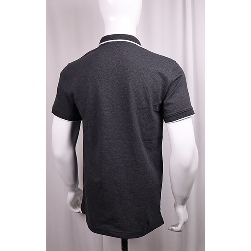 Charcoal Black Collar T-Shirt