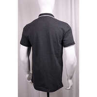 Charcoal Black Collar T-Shirt