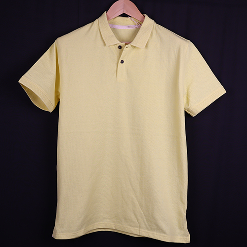 Light Yellow Collar T-Shirt