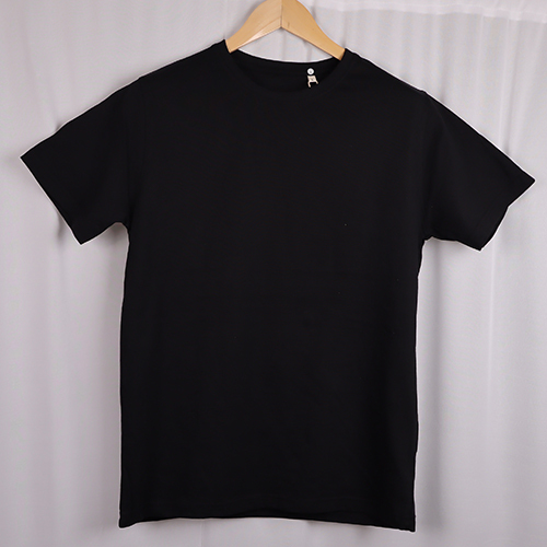 Midnight Black Round Neck T-Shirt