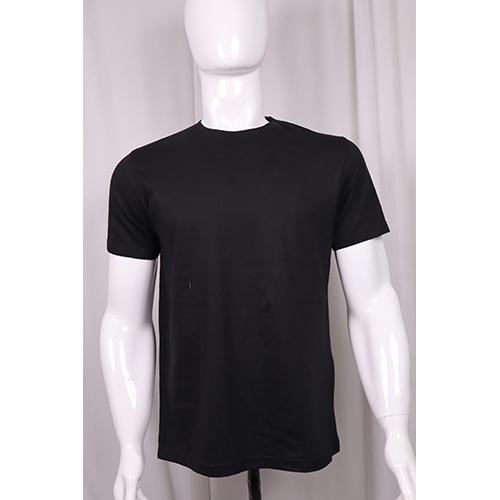 Midnight Black Round Neck T-Shirt
