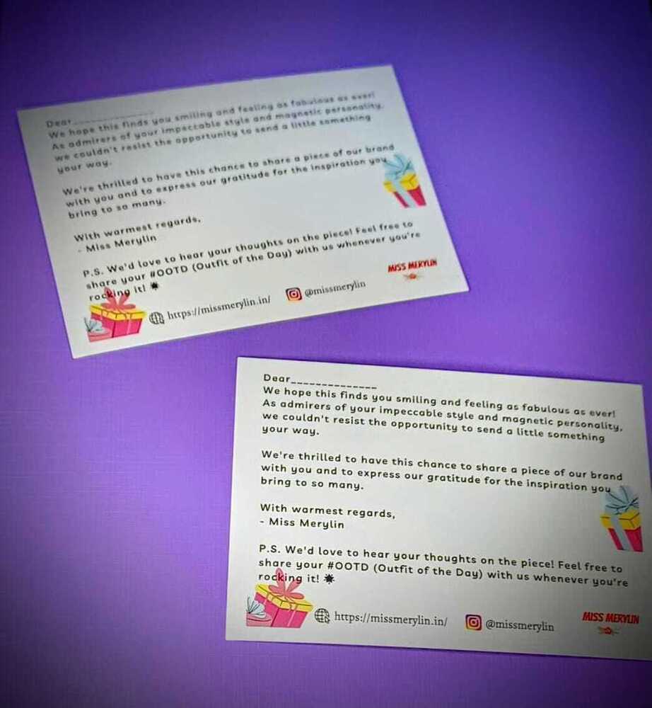 Printed Thank You Cards - Coating Type: Smooth