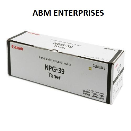Canon NPG 39 Black Toner Cartridge