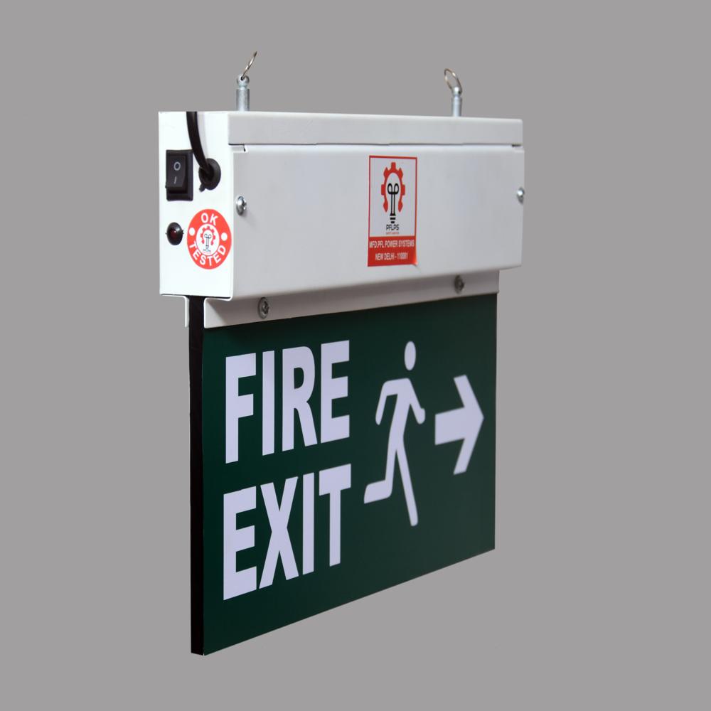 Fire Exit Signage - Body Material: Arcylic
