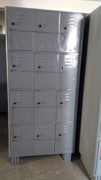 Staff Locker 18 Cabinet - Artwork: Machine Made
