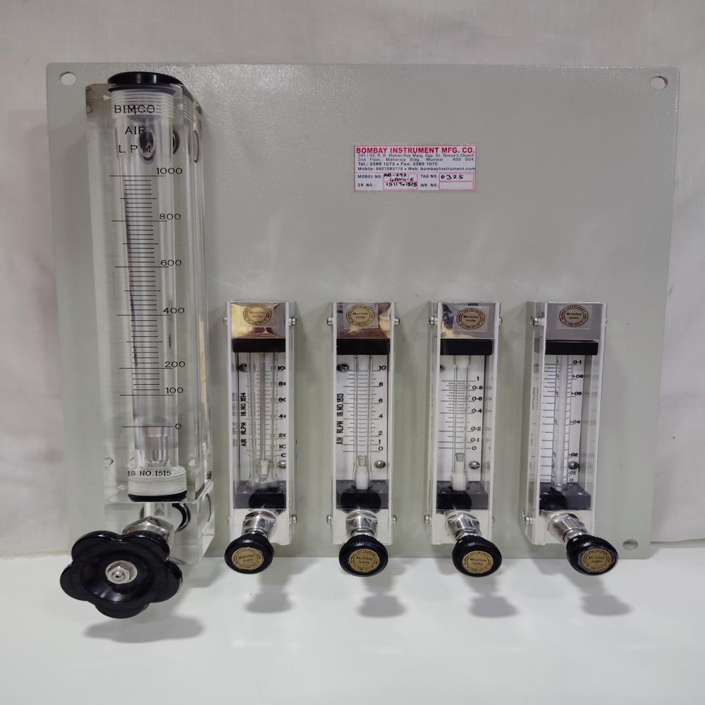 Gang Rotameter - Accuracy: 2 %