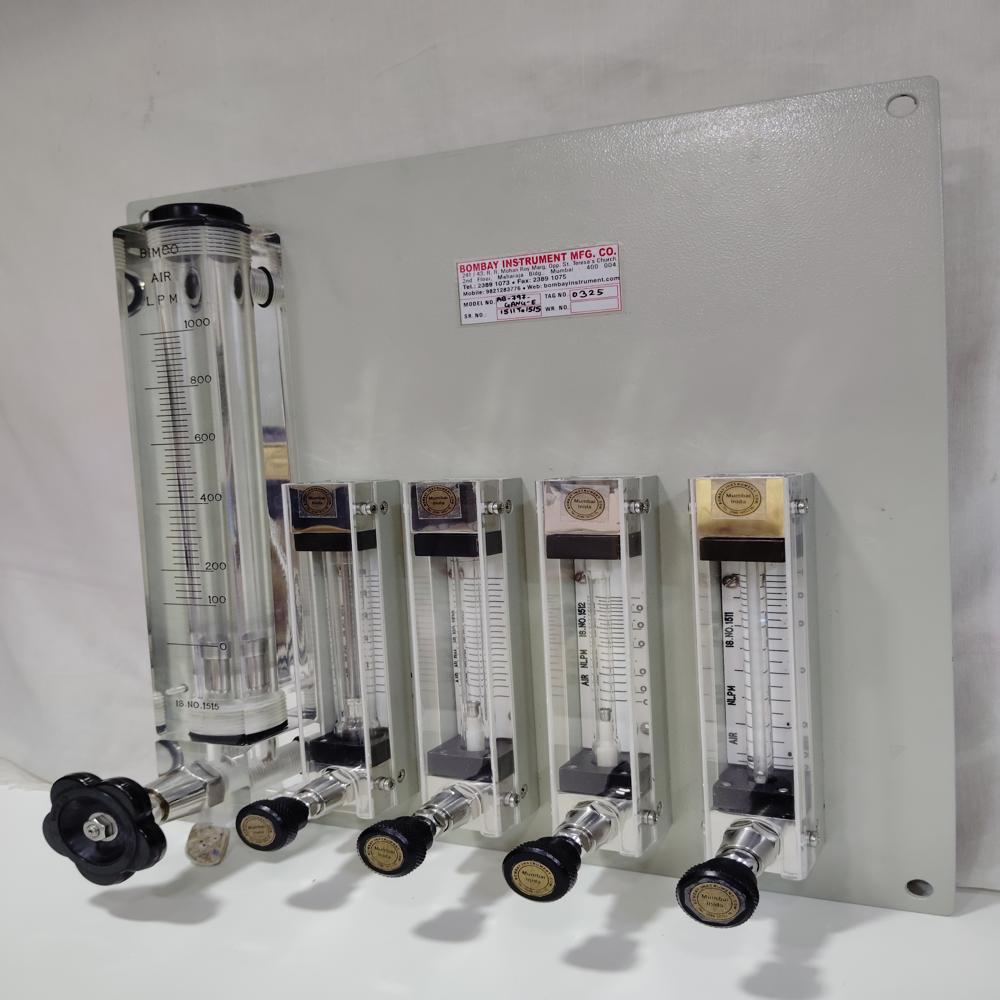 Gang Rotameter - Accuracy: 2 %