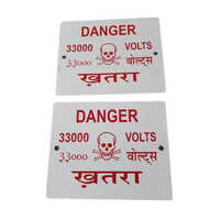 33kv Danger Board - Application: Commercial