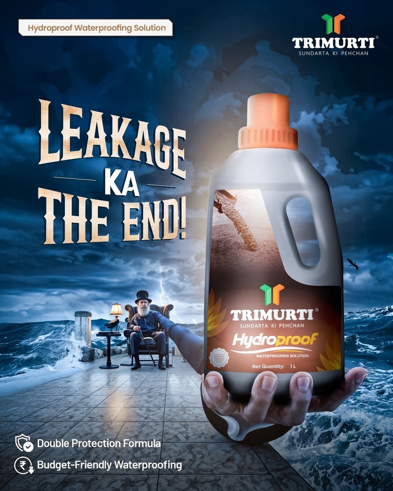 Trimurti 10 L Hydroproof Waterproofing Solution - Application: Concrete & Sand-cement Mortars