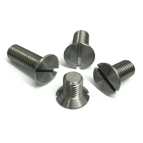 Mild Steel Screw - High-Quality MS, 0.5-1.0 Inch Size Range, Silver Color - Polished Finish Ideal for Robust Industrial Applications