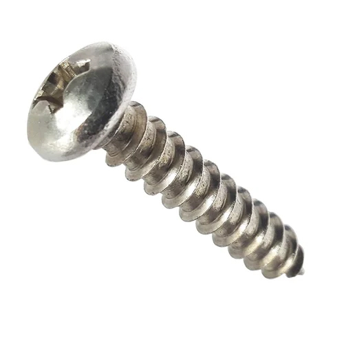 Mild Steel Sheet Screw - Color: Silver