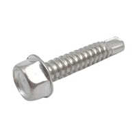 Washer Head Screw - Ms Material, 1-1.5 Inch Length, Silver Color | Polished Finish For Industrial Applications