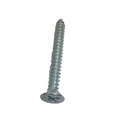 CSK Philips Screw - Silver, 1-1.5 Inch Length | High-Quality Industrial Use, Polished Surface Treatment