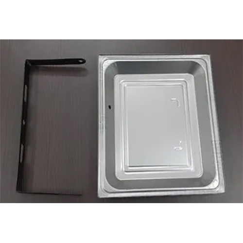 Mild Steel Metal Flood Light Housing - Color: Silver