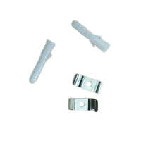 Led Tube Light Bracket Snap Clips - Color: Silver