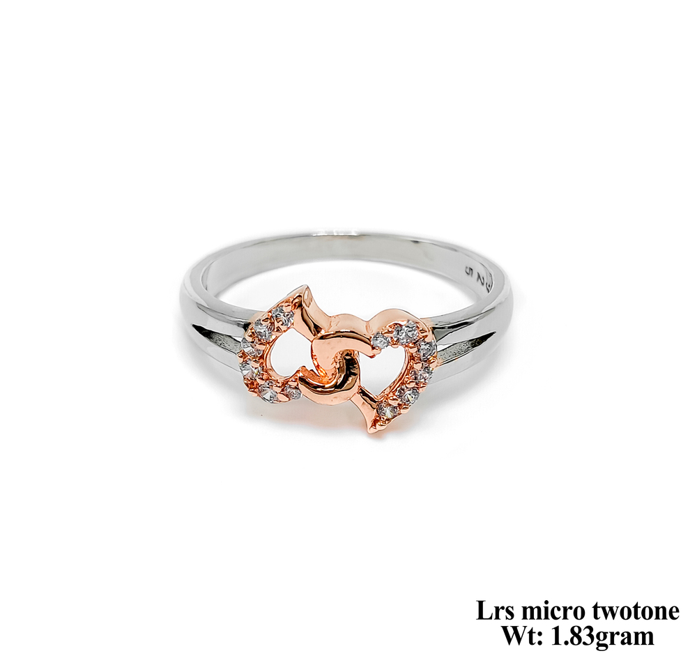 Silver 92.5 Lrs Ring Twotone