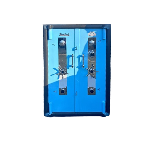 Double Door Safe - Color: Black & Blue