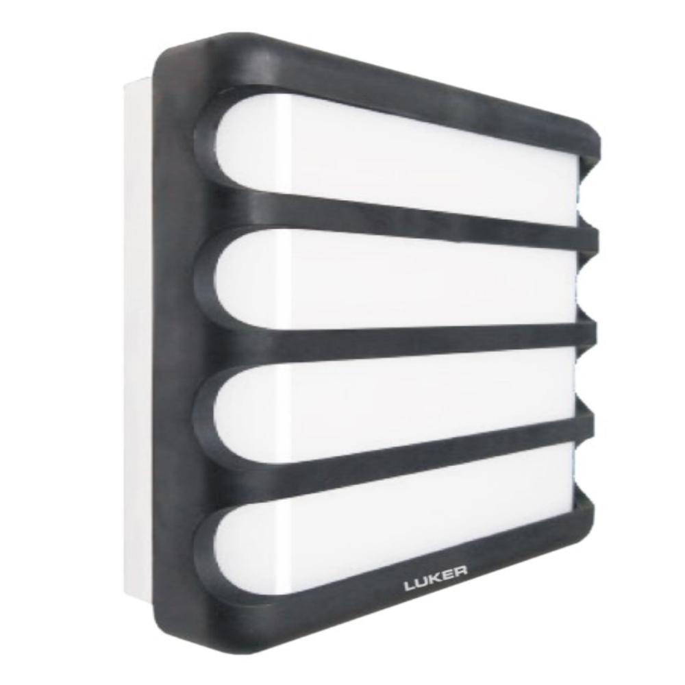 LUKER 20W BOXY ECO4 BULKHEAD OUTDOOR LIGHT (LBKSQ20)