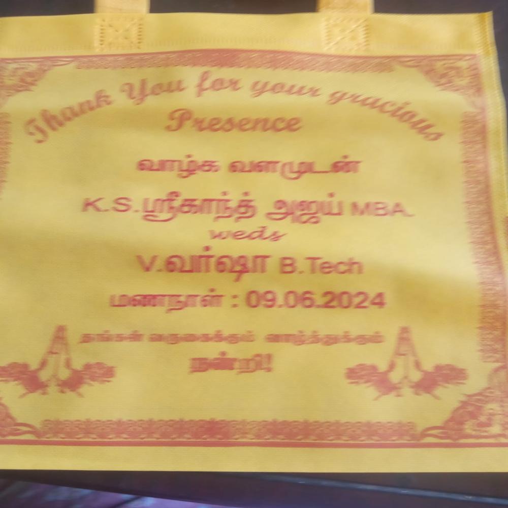 Non woven thamboolam bag