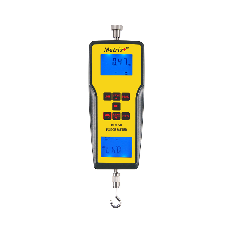 Dfg 50d Digital Force Gauge - Measures Up To 490n/50kgf | Real-time And Peak Value Display, Data Storage, Dual Reverse Lcd, Convertible Units