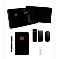 Gift Set Gs54 (Personal Organizer,Powerbank 10000 Mah,16 Gb Pendrive,Flask,Pen,Wireless Mouse)