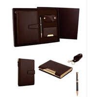 Gift Set Gs48 (A5 Notebook, Card Holder,Key Chain,Pen)
