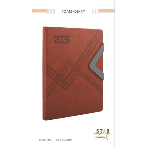 मैग्नेटिक लूप के साथ नेस्कैफ़े डायरी (70 जीएसएम प्राकृतिक शेड पेपर)