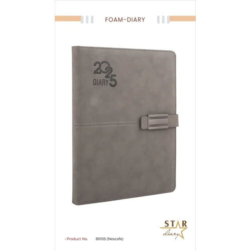 Nescafe Diary - Leather Cover A5 Size 60 GSM White Paper With Box | Soft Cover High Quality Rectangular Shape for Personal & Professional Use