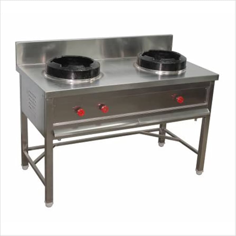 Ss Two Burner Chinese Gas Stove