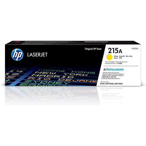 Hp 215A Yellow Laser Jet Toner Cartridge - Color: Black