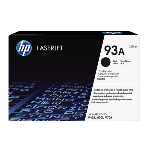 HP 93A Black Toner Cartridge