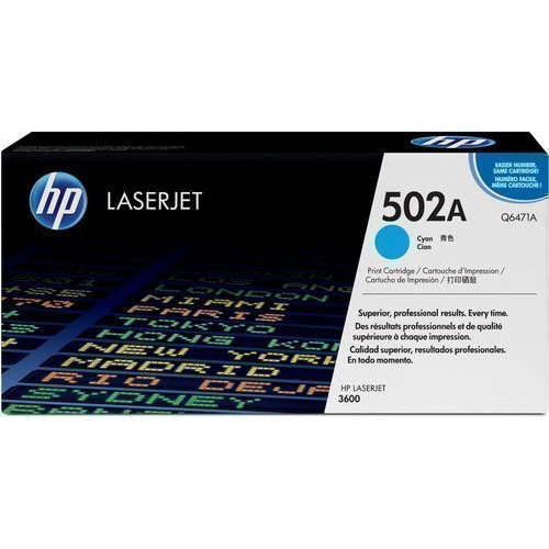 HP Q6471A 502A Cyan Toner Cartridge