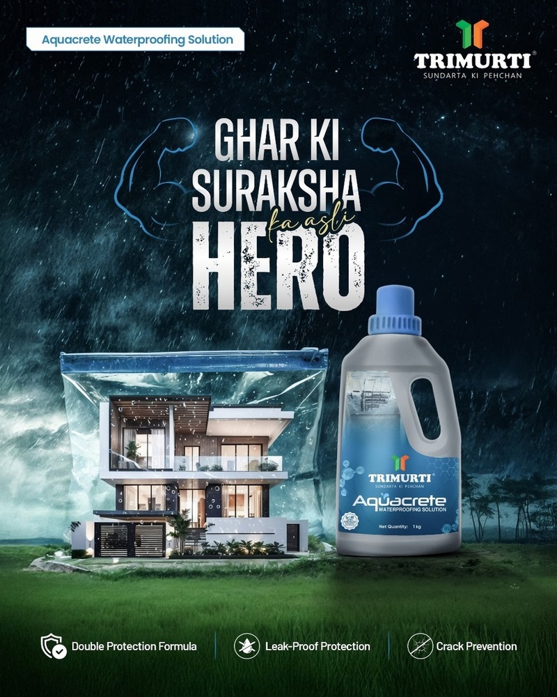 Trimurti 10 Kg Aquacrete Waterproofing Solution - Application: Plaster Repairs