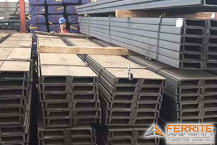 Ms Beam Channel - Mild Steel, 75x40 Mm To 400x100 Mm, Silver Color, Thickness 3-25 Mm | Corrosion Protection, Weldable, Versatile Usage