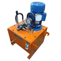 1 H.p Hydraulic Power Pack Single Phase Hand Lever - Body Material: Steel