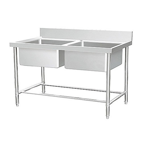 Ss Double Sink Unit - Material: Stainless Steel