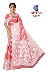 Antra Cotton-silk Saree - Color: 8 Color