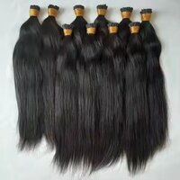 Cuticle Aligned Virgin Straight Keratin I-TIP  Hair Extensions