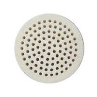 Round Ceramic Foundry Filter - Color: White