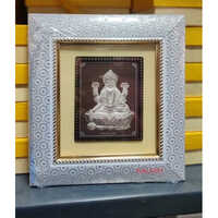 999 Silver Kalash 2 No Laser Pure Silver Laxmi Frames