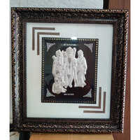 999 Kalash Silver 7 No Frame Rajwadi Photo Frame