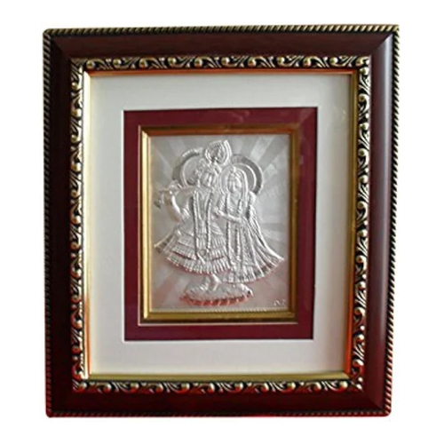 Silver 999 Laxmi Ganesh Saraswati Frame Stand