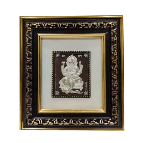 999 Silver Ganesha Frame