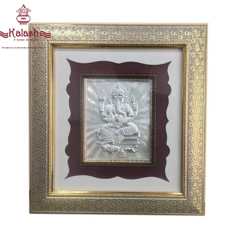 999 Silver Ganesha Frame