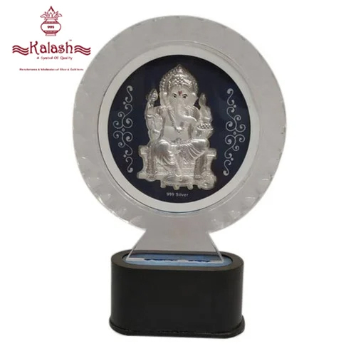 Pure 999 Silver Ganesha Acrylic