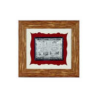 999 Silver Photo Frame - 999 Silver Material, Polished Finish, Hinduism Theme | Durable, Indian Regional Style, Spiritual Design