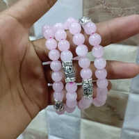 Rose Quartz Bracelet - 10mm Round Beads | Elegant Pink Gemstone Accessory For Men, Perfect For Stylish Party Outfits