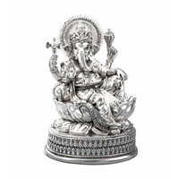 Silver Ganesh Statue - Feature: Durable