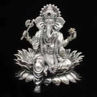 Silver Ganesh Statue