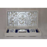 Silver And Gold Paduka Box